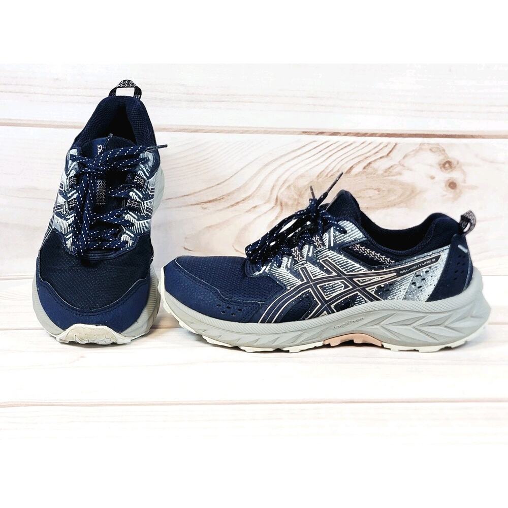 ASICS Gel Venture 9 Trail Running Shoes Sneakers Blue Women's US 7 F120922
